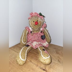GANZ Red and White Checkered Doll